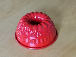 Gugelhupf Gugelhopf Backform Kuchenform rot 16cm